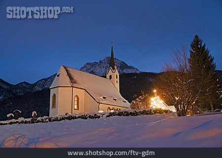 
                Winter, Kirche, St. Jakobus                   