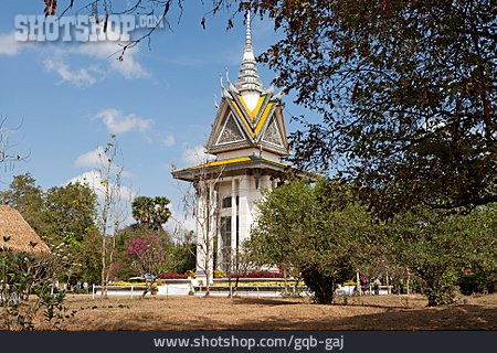 
                Kambodscha, Choeung Ek, Gedenkstupa                   
