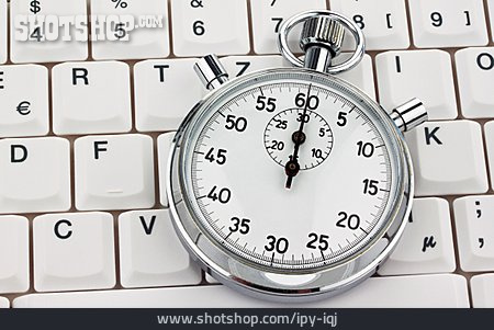 
                Stoppuhr, Computertastatur, Deadline, Zeitlimit                   