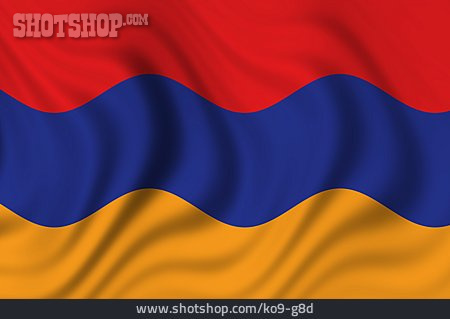 
                Nationalflagge, Armenien                   