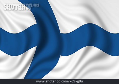 
                Nationalflagge, Finnland                   