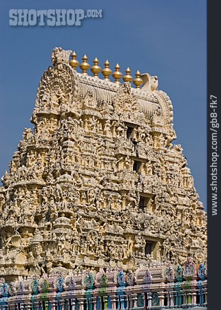 
                Tempel, Gopuram, Ekambaresvara Tempel                   
