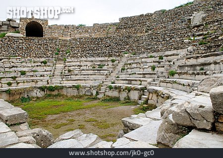 
                Archäologie, Amphitheater, Ephesos                   