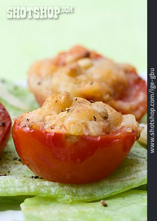 
                Tomate, überbacken                   