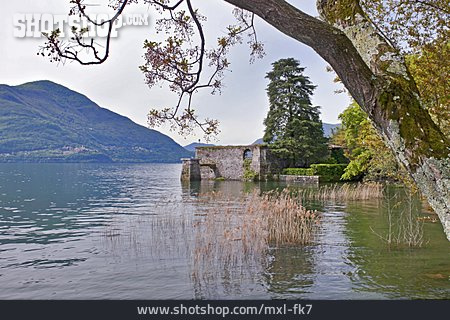 
                Ufer, Lago Maggiore, Isole Di Brissago                   