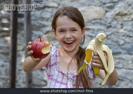 
                Gesunde Ernährung, Apfel, Banane                   