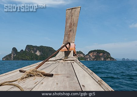 
                Thailand, Longtailboot, Krabi                   