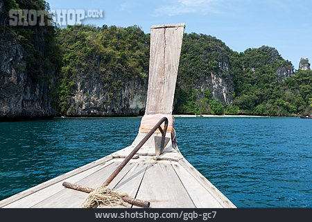 
                Südthailand, Longtailboot, Krabi                   