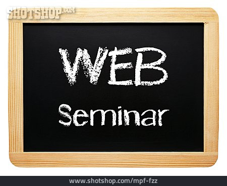 
                Seminar, Web, Webseminar                   
