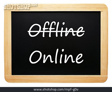 
                Internet, Online, Tafel, Offline                   