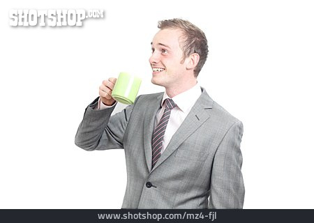 
                Geschäftsmann, Trinken, Kaffeepause                   