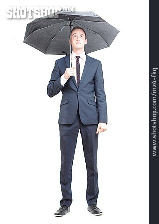 
                Geschäftsmann, Regenschirm                   