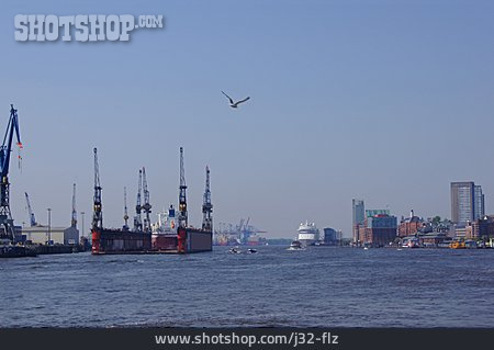 
                Hafen, Hamburg, Dock, Hamburger Hafen                   