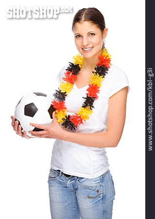 
                Fan, Fußballfan, Deutschlandfan, Frauenfußball                   