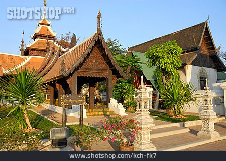 
                Tempel, Buddhismus, Thailand, Tempelanlage, Buddhistisch                   
