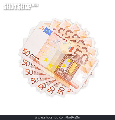 
                Geldschein, Geldfächer, 50 Euro                   