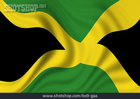
                Nationalflagge, Jamaika                   