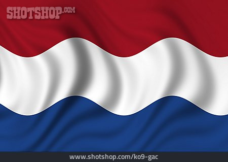 
                Nationalflagge, Niederlande                   