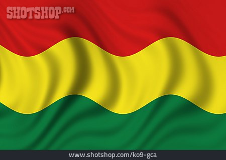 
                Nationalflagge, Bolivien                   