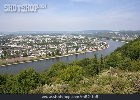
                Stadtansicht, Rhein, Koblenz                   