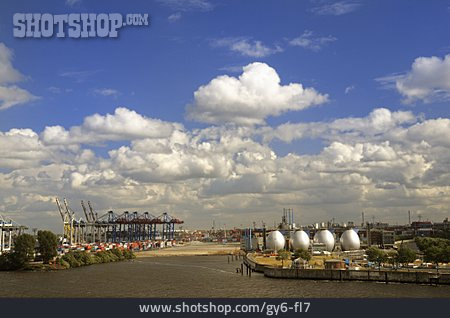 
                Hafen, Hamburger Hafen, Industriehafen                   