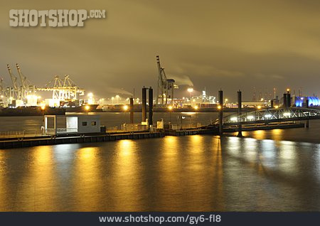 
                Hafen, Hamburger Hafen, Industriehafen                   