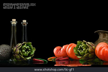 
                Gemüse, Gewürze & Zutaten, Stilleben, Artischocke                   