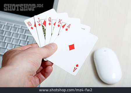 
                Kartenspiel, Onlinepoker                   