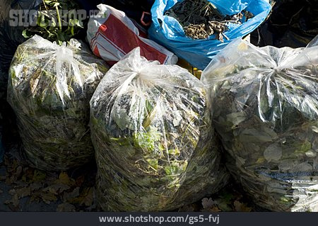 
                Müllsack, Biomüll, Gartenabfall                   