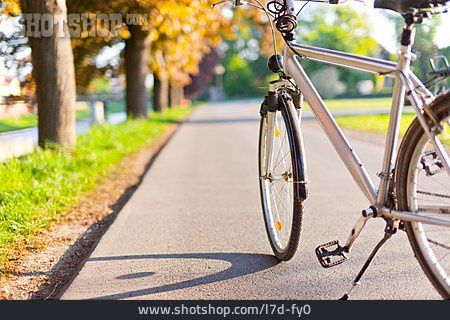
                Fahrrad, Herbstlich, Radweg                   