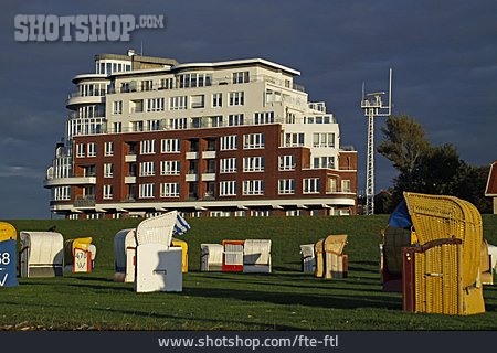 
                Hotel, Strandkörbe, Cuxhaven                   