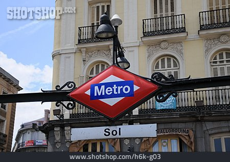 
                Haltestelle, Metro, Puerta Del Sol                   