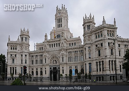 
                Madrid, Palacio De Comunicaciones, Plaza De Cibeles                   