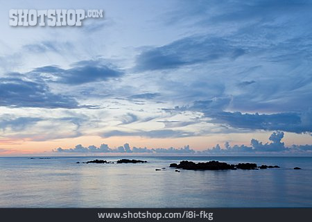 
                Meer, Bewölkter Himmel, Mauritius                   