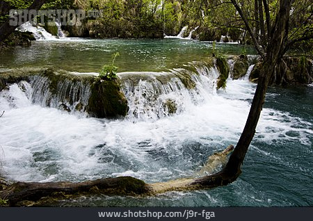 
                Wasserfall, Naturschutzgebiet, Plitvicer Seen                   