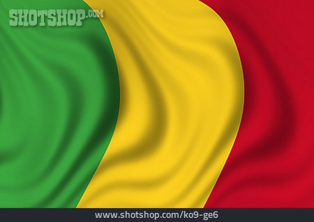 
                Nationalflagge, Mali                   