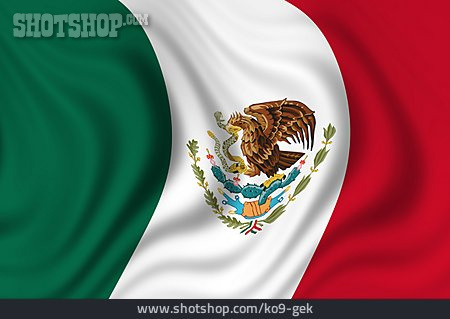 
                Nationalflagge, Mexiko                   