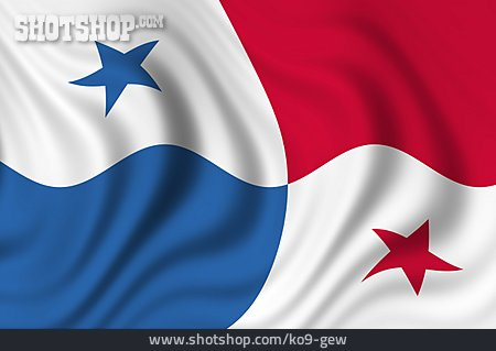
                Nationalflagge, Panama                   