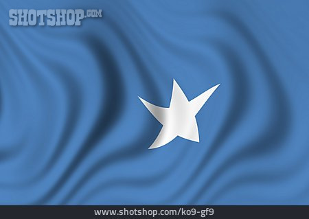 
                Nationalflagge, Somalia                   