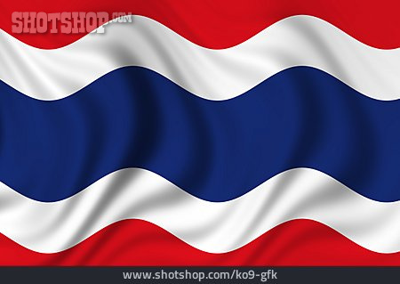 
                Thailand, Nationalflagge                   