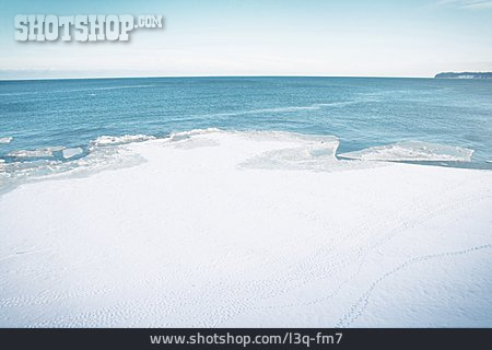 
                Eis, Gefroren, Ostsee                   