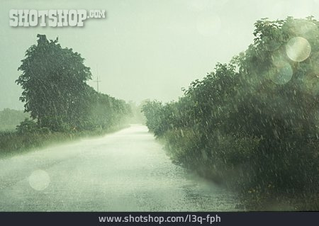 
                Wetter, Regen, Landstraße                   