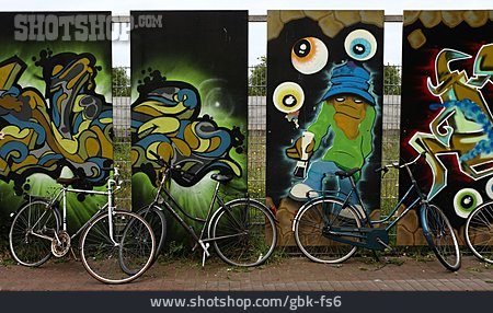 
                Graffiti, Fahrräder                   