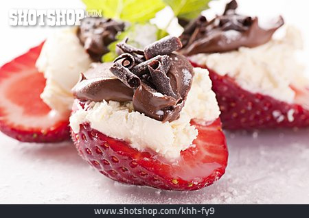 
                Dessert, Erdbeere, Italienische Küche                   