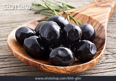 
                Olive, Eingelegt, Schwarze Olive                   
