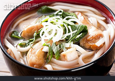 
                Asiatische Küche, Nudelsuppe, Udon                   