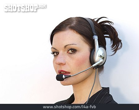 
                Headset, Kundenservice, Telefonistin, Callcenteragentin                   