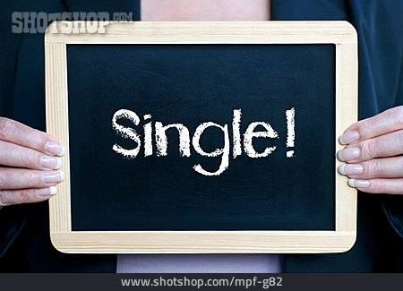 
                Single, Alleinstehend                   
