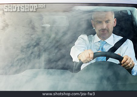 
                Geschäftsmann, Autofahren, Autofahrer                   