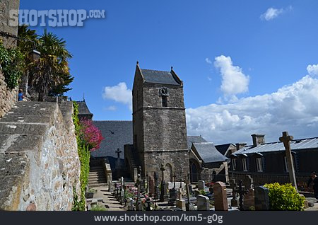 
                Friedhof, Abtei, Mont Saint Michel                   